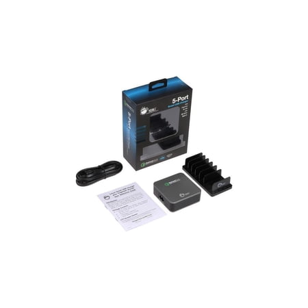 UPC: 0662774040196 | SIIG AC-PW1714-S1 5Port Smart USB Charger Blk