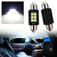 thumbnail image 1 of Bombillas LED de luz de cúpula Unique Bargains Chip 3030 6 LED para luz de cúpula de automóvil, luces interiores, luz de placa de matrícula 36mm, bombilla de luz de mapa 2 Pcs, 1 of 7