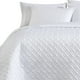 thumbnail image 4 of Set de colcha Benzara Keo King reversible blanco sedoso Tencel, 4 of 6