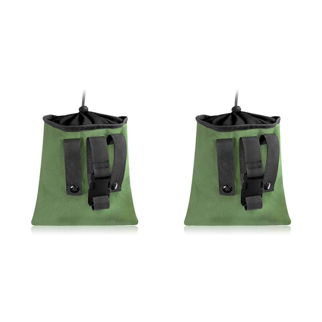 Yuarrent Bolsa de forraje de setas portátil, cinturón, lona pequeña, impermeable, bolsa para recoger frutas, paquete de Camping, cordón, verde militar Type1 NO1 Yuarrent CBP182792