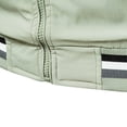 thumbnail image 4 of Motorcycle Jacket men Heat-proof Casual Zip Warm Windproof Pocket Motorcycle Jacket Coat, 4 of 9