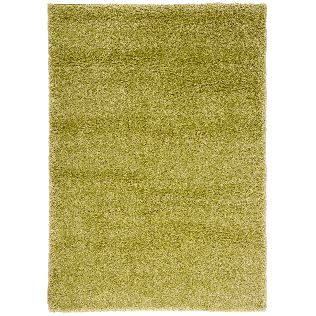 SAFAVIEH Santa Monica Chelsey Solid Shag Area Rug, Green, 4' x 6'