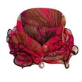 thumbnail image 1 of GDREDA Fashion Scarf Pearl Edge Gold Silk Bib Lace Changeable Square Accessory Multicolor,F, 1 of 5