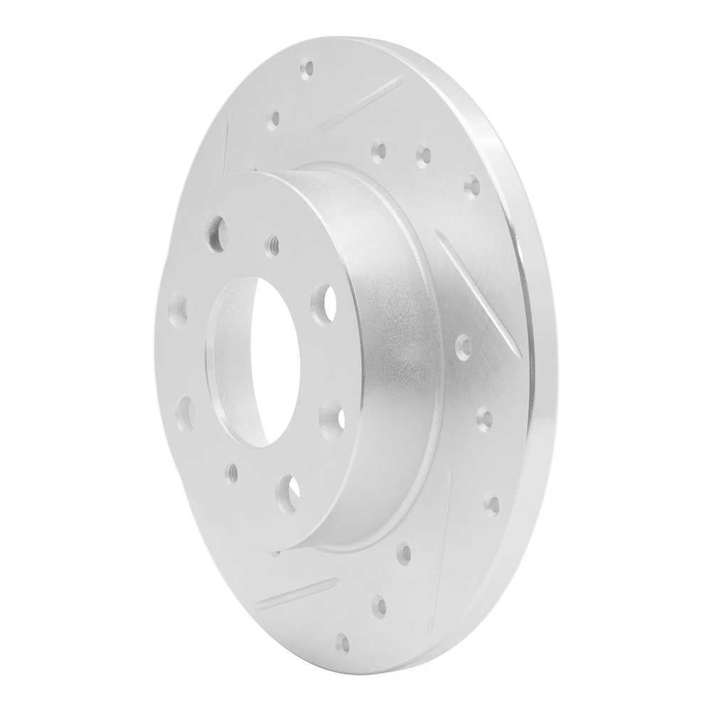 Dynamic Friction Company 631-59009L DFC Brake Rotor - Drilled And Slotted - Silver