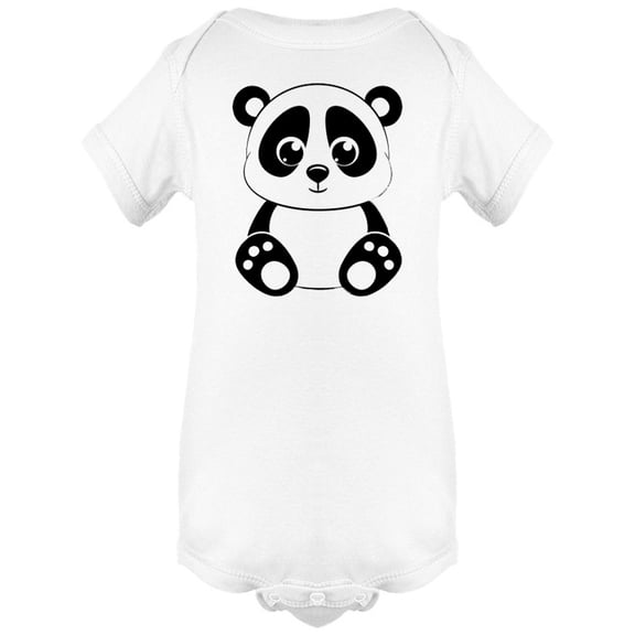 Cute Little Panda Bodysuit Infant -Image by Shutterstock,  6 Months