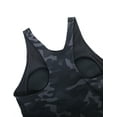 thumbnail image 4 of CRZ YOGA Racerback Bikini Tops for Women Padded High Neck Modest Swim Sports Bathing Bra, 4 of 4