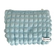 thumbnail image 1 of Bolsa de cosméticos de gasa de burbujas, de maquillaje linda multifunción para acampar (azul) Sywqhk Para Estrenar, 1 of 5
