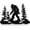 Black, variant on Big Foot Sasquatch Gifts 16" x 11" Big Foot Wall Art Yard Decor for Metal Sign Sasquatch Garden Statue Ornament Gifts Decorations for Dad Mens Home Garden Outdoor Indoor(Black)