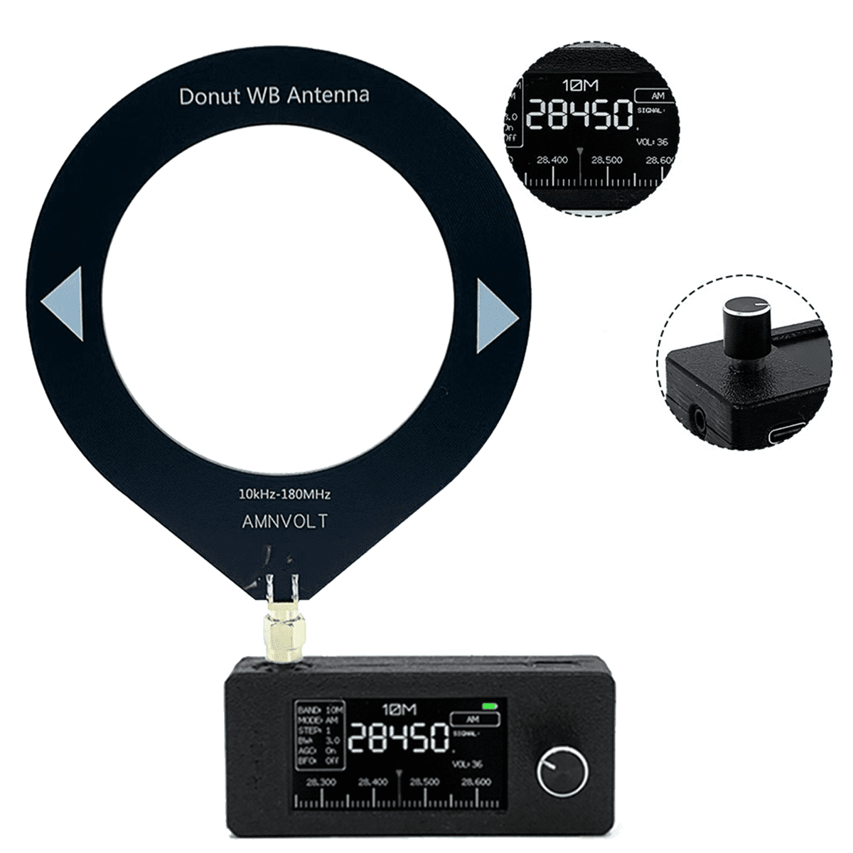 SI4732 Mini Radio Receiver 9.9KHz-181MHz Portable Shortwave Radio Receiver SW LW AM FM SSB Mini SI4732 Radio