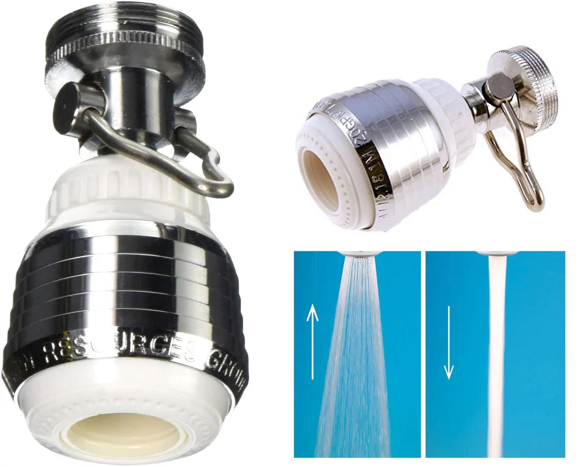 CIRCLE- Kitchen Faucet On/Off Swivel Spray/Stream Aerator 2.0