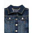 thumbnail image 3 of The Children's Place Baby & Toddler Girl Denim Jacket, 3 of 6