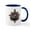 White/Navy Inside, variant on CafePress - A Fairy And A Dark Wolf Mugs - 11 oz Ceramic Mug - Novelty Coffee Tea Cup