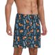 thumbnail image 2 of Fotbe cute fall fox Pantalones Cortos de Pijama para Hombre, Ropa de Dormir, Pantalones de Pijama Cortos para Hombre-Small, 2 of 6