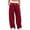 Wine, variant on Dagugfen Sweatpants for Women Drawstring Straight Leg Elastic Waist Loose Fitted Breathable Casual Pants with Pockets(XL,Wine)