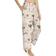 thumbnail image 3 of PISONIC Baby Elephant Printed Women's Pajama Pants, Comfy Pajama Bottoms With Pockets&Drawstring, 3 of 7