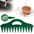 thumbnail image 7 of Two sets Green Color Seed Planter And Soil Aerator DIY Gardening Tool Kit, 7 of 7