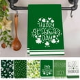 thumbnail image 3 of 4PCS St. Patrick's Day Kitchen Towels,Shamrock Dish Towels,Absorbent Green Bathrrom Hand Towels,Decorative Holiday Irish Tea Towels for Kitchen Bathroom Gifts, 3 of 7