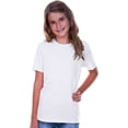 thumbnail image 2 of Kavio! Youth Crew Neck Short Sleeve Tee Jersey CVC.(Replaces 0263) White XXS, 2 of 2
