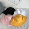 thumbnail image 6 of CoCopeaunts Plain Bucket Hat for Kids Comfort Cotton Girls Bucket Hats Summer Sun Protection Breathable Mesh Boys Fisherman Hat, 6 of 8