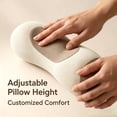 thumbnail image 5 of Buckwheat Cervical Pillow for Neck Pain Relief, Adjustable Contour Pillow for Side and Back Sleepers with Natural Filling, 5 of 9