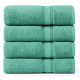 thumbnail image 1 of Juego de toallas de baño LANE LINEN Luxury, 100% algodón, paquete de 4 unidades, verde azulado, 1 of 9