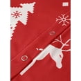 thumbnail image 5 of Women Christmas One Piece Jumpsuit Long Sleeve Hoodies Bodysuit Deer Snowflake Print with Zipper Up Loungewear, 5 of 9