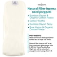 thumbnail image 6 of Kanga Care Rumparooz Hemp & Organic Cotton 6r Soaker Cloth Diaper Insert, 10 Count, 6 of 8