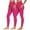 Hot Pink, variant on pstuiky Leggings for Women, 2PC Solid Color Athletic Long Seamless Hip Lifting Outfits for Vacation with Pockets Fashion Women Pant Black L