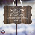 thumbnail image 6 of LifeSong Milestones Wedding Wall Hanging Signs For Ceremony And Reception For Couples - Welcome, 6 of 8