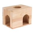 thumbnail image 2 of de animales pequeños Hámster de juguete, jerbo Conejillo de Hermosa Arco jinwen Casa de madera de hámster para mascotas, 2 of 8