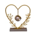 thumbnail image 2 of Adorno de Cristal Geométrico Metálico, Escultura Decorativa para Mesa, Arte en Hierro con Color Dorado, 20.5 x 12.5 x 4 cm para Decoración de Hogar u Oficina., 2 of 6