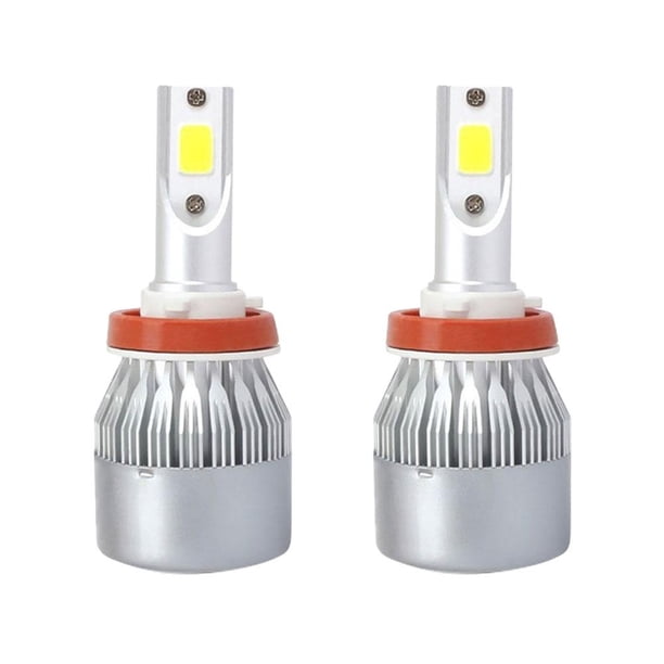 2 uds bombilla de luz de freno H7 H1 H4 H11 lámpara antiniebla automática 4000LM 6000K 40W (H8/H11)