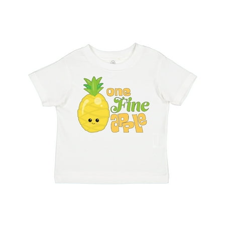 

Inktastic One Fine Apple Cute Pineapple Gift Toddler Boy or Toddler Girl T-Shirt