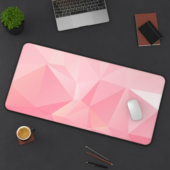 Large Pink Mouse Pad, XL Gaming Mousepad Anti Slip Desk Mat for Laptop PC