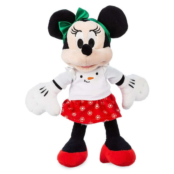 Disney Store Minnie Cheer Holiday Mini Bean Bag Plush New with Tags
