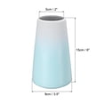thumbnail image 2 of Unique Bargains Flower Vase, Ceramic Floral Vase for Fireplace Room Decor, Gradient Blue, 2 of 5