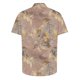 thumbnail image 5 of Camisas de Manga Corta de los Hombres Casual Hoja Impresión Solapa Superior, Mezcla de Poliéster/Spandex de la Moda para la Fiesta Y la Playa, 5 of 5