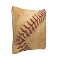 thumbnail image 2 of Bingfone Vintage Baseball Linen Throw Pillow Covers Cushion Case Pocket Button Vintage Farmhouse Pillowcase for Sofa Couch Bed 16"x16", 2 of 9