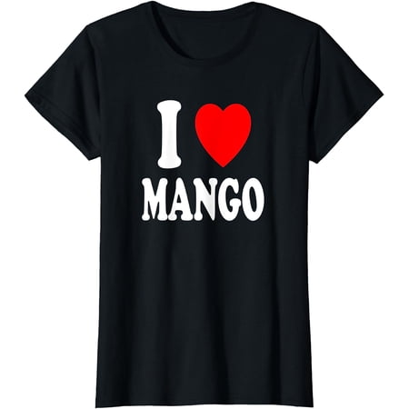 I Heart Mango Favorite Fruit Tropical T-Shirt