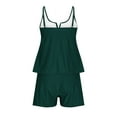 thumbnail image 6 of ZZwxWA Tankini Two Piece with Shorts - Womens Belly Control Swimsuit with Pockets Bathing Suit with V-Wire Boy Shorts Swimwear 2025, 6 of 6