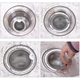 thumbnail image 5 of Colador de fregadero para ducha, 2 piezas, recogedor de pelo con orificio para tapón de cocina (10cm) ER, 5 of 5