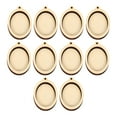thumbnail image 2 of jifeng 10 Pieces Small Cross Stitch Hoops for Festivals Decoration DIY Frame Crafts Oval, 2 of 9