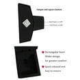 thumbnail image 4 of WinZo WZ5070B Rectangular One Piece Toilet  Elongated Square Bowl Flush Powerful Flushing Unique Modern Design Glossy Black 12"Rough-in, 4 of 6