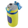 thumbnail image 3 of Bubba Kids Flo BPA-free Water Bottle with Silicone Sleeve Wide Mouth, 16 Oz, Neon Pear, 3 of 6