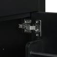 thumbnail image 6 of MAYEERTY 30" Bathroom Vanity - Ceramic Sink, Black Cabinet (2 Doors + Shelf), Soft-Close Doors, 6 of 8