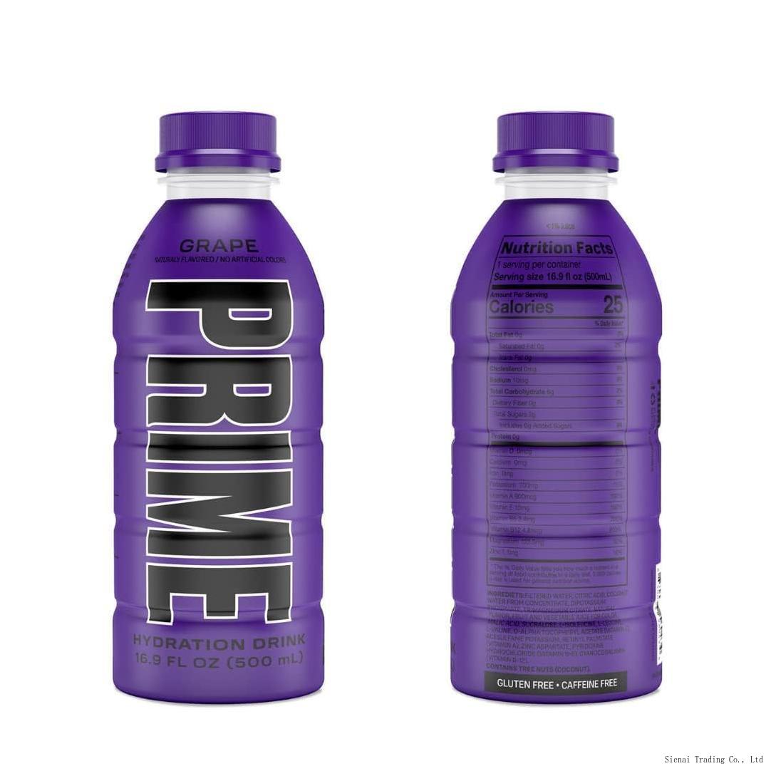 Prime Hydration Sports Drink And Electrolyte Beverage 3 Pack (Grape