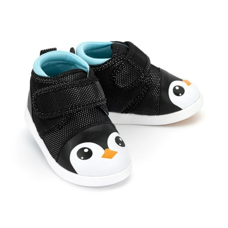 

Penguin Squeaky Toddler Shoes | Sparkly Black