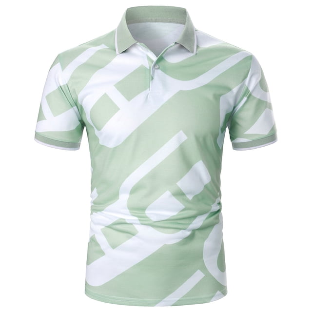 Gibobby Playera Tipo Polo Hombre Polo de Manga Corta para Hombre, Ajuste clásico, de algodón Suave(Verde,XG)