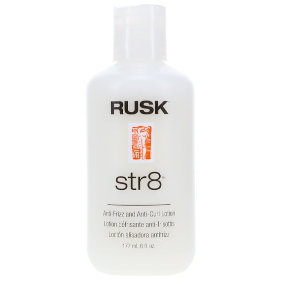 Rusk Str8 Anti-Frizz and Anti-Curl Hair Lotion, 6 Oz