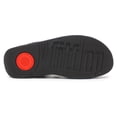 thumbnail image 4 of FitFlop Womens Fino Crystal Chain Toe Post Leather Sandals, 4 of 4